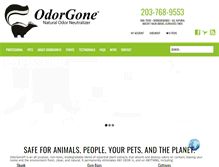 Tablet Screenshot of odorgoneofct.com